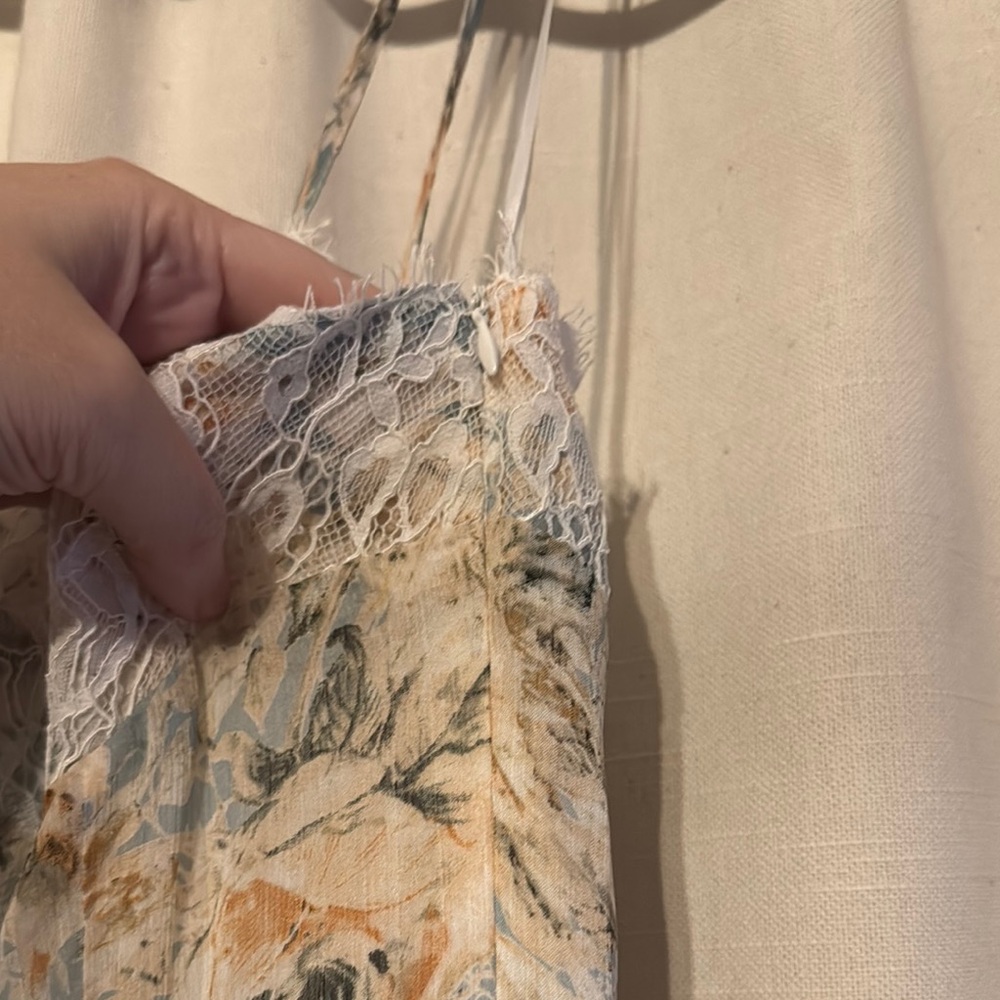 New with tags! Floral Lace Maxi Dress - Picture 4 of 5